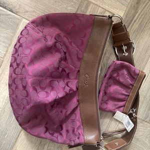 Coach purse and wristlet set